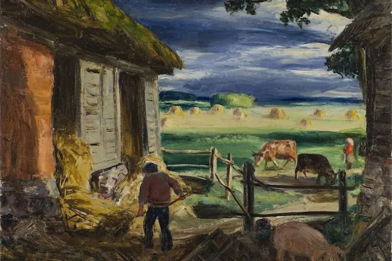Ģederts Eliass. Lauku skats. 1931. Audekls, eļļa.
Latvijas Nacionālā mākslas muzeja kolekcija. Foto: Normunds Brasliņš
